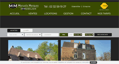 Desktop Screenshot of manuelamarques-immobilier.com