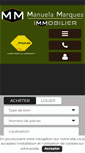 Mobile Screenshot of manuelamarques-immobilier.com